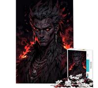 Puzzles for Adults 1000 Puzzles Tribal Inferno︰ The Ashen Warlord Jigsaw Puzzle 1000 Educational Toy Enhance Memory Birthday Present, Gifts, (38x52cm)