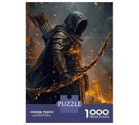 Puzzles for Adults 1000 Puzzles Undead Archer Puzzle for Adults Relax Games Analysis And Logic Deal As Gifts for The Whole Family 70x50cm/1000pcs