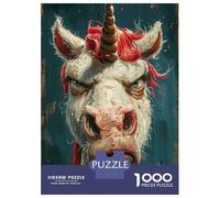 Puzzles for Adults 1000 Puzzles Unicorn Flat Face Jigsaw for Adults Hands-on Game For Family Fun Unique Birthday And Gifts 38x26cm/1000pcs