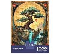 Puzzles for Adults 1000 Puzzles Vintage Bonsai Haven Puzzles for Adults Relaxing Games Precision Cutting Deal As Gifts for The Whole Family 38x26cm/1000pcs