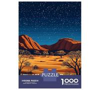 Puzzles for Adults 1000 Puzzles West MacDonnell Ranges, Australia Puzzle for Adults Relax Games Analysis And Logic Deal As Gifts for The Whole Family 52x38cm/1000pcs