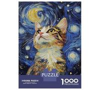 Puzzles for Adults 1000 Puzzles Whiskered Star Gazer -9 Puzzle for Adults Relax Games Analysis And Logic Deal As Gifts for The Whole Family 70x50cm/1000pcs