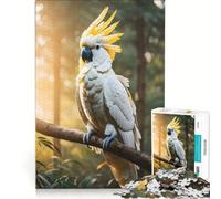 Puzzles for Adults 1000 Puzzles White Cockatoo Educational Toy Staycation Kill Time Christmas Birthday Gifts 38x52cm