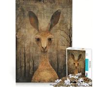 Puzzles for Adults 1000 Puzzles Wild Kangaroo Hands-on Game For Family Fun Improving Love between Couples 50x75cm