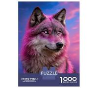 Puzzles for Adults 1000 Puzzles Wolf Portrait Jigsaw for Adults Hands-on Game For Family Fun Unique Birthday And Gifts 52x38cm/1000pcs