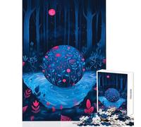 Puzzles for Adults 1000 Puzzles Wonderland Woods Educational Toy Gifts for Women Men Relaxing Games Help The Brain Exercise Size 38x26cm