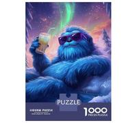 Puzzles for Adults 1000 Puzzles Yeti Chill by Aurora Puzzle for Adults Relax Games Analysis And Logic Deal As Gifts for The Whole Family 52x38cm/1000pcs