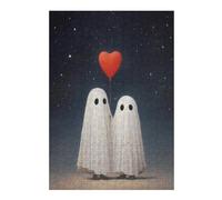 Puzzles for Adults 1000pcs(38x26cm) S Ghostly Love Balloon Puzzle for Adults Relaxing Games Pattern Assembly Christmas Birthday Gifts 1000pcs(38x26cm) S