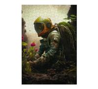 Puzzles for Adults 1000pcs(38x26cm) S Puzzles Post-Apocalyptic Adventure Space Suit Survival Puzzles for Adults Family Game Wall Art Deal As Gifts for The Whole Family 1000pcs(38x26cm) S