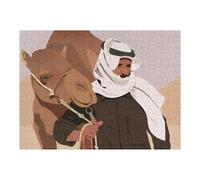 Puzzles for Adults 1000pcs(52x38cm) Puzzles Arabian Man With Camel Jigsaws for Adults Anti-Stress Toys Wall Art Deal As Gifts for The Whole Family 1000pcs(52x38cm)