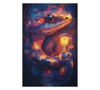 Puzzles for Adults 1000pcs(75x50cm) Puzzles Snakes Holding Light Bulbs Puzzles for Adults Family Game Wall Art Deal As Gifts for The Whole Family 1000pcs(75x50cm)