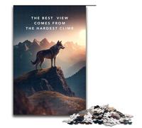 Puzzles for Adults 1000pcs Piece Hardest Climb Wolf Family Fun Puzzle Great Gift for Teenager Age 14 Years Up 75x50cm