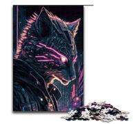 Puzzles for Adults 1000pcs Piece Lion Human Pattern Assembly Help The Brain Exercise Addictive Toys to Cultivate Patience 75x50cm