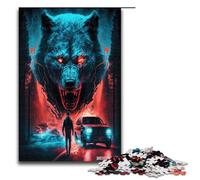 Puzzles for Adults 1000pcs Piece Mutant Bear Pattern Assembly Help The Brain Exercise Addictive Toys to Cultivate Patience 75x50cm