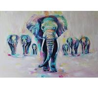 Puzzles for Adults 1500 Piece Elephant and Baby Elephant Wooden Puzzles-Puzzle Hands-on Game-Family Decoration (F4, 1500 Piece)