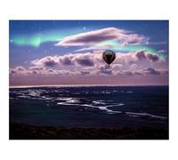 Puzzles for Adults 1500 Pieces-Air,balloon,ocean,aurora,borealis 87x57cm