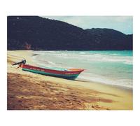 Puzzles for Adults 1500 Pieces-Boat,beach,sea 87x57cm