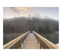 Puzzles for Adults 1500 Pieces-Bridge,River,forests,Nature 87x57cm