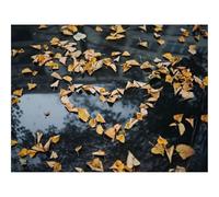 Puzzles for Adults 1500 Pieces-Foliage,autumn,heart 87x57cm