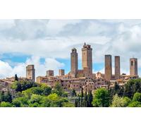 Puzzles For Adults 200 Pieces Medieval Tower San Gimignano 35x25CM