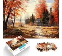 Puzzles for Adults 2000 Piece “Fall landscape ” Made of cardboard，Suitable for people aged 14 and above Home Decoration gifts for friends and family。size：70x100cm/27.5x39.3inch