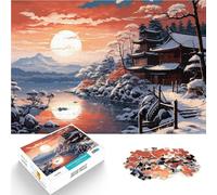 Puzzles for Adults 2000 Piece “japanese landscape ” Made of cardboard，Suitable for ages 14 and up Educational toy for learning Interesting Stress Reduction Gifts。size：70x100cm/27.5x39.3inch