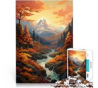 Puzzles for Adults 2000 Piece Mountains in autumn Made of cardboard，Suitable for ages 14 and up Home Decor It is ideal as a gift for the whole family。size：70x100cm/27.5x39.3inch