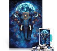 Puzzles for Adults 2000 Piece Mysterious elephant Made of cardboard，Suitable for people aged 14 and above Interesting stress reduction Birthday gift, gifts, wall art。size：70x100cm/27.5x39.3inch