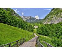 puzzles for adults 2000 Piece Puzzle Challenging Game for The Whole for Women Gifts for MenRoad,Mountain,Bridge,Alps 70x100CM