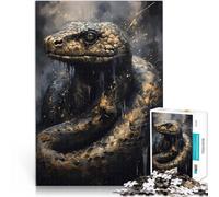 Puzzles for Adults 2000 Piece Snake Supernatural beings Herausfordernd Schwierig einzigartiges Herausforderungsspiel70x100cm