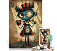 Puzzles for Adults 2000 Piece Steampunk Clockwork Gentleman in Fantasy Art Style Familienspaß Heimdekoration70x100cm