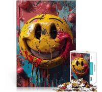 Puzzles for Adults 2000 Piece Vibrant Smiles Crazy Vibes Lernspiele Heimdekoration Geburtstagsgeschenk, Geschenke, Wandkunst70x100cm