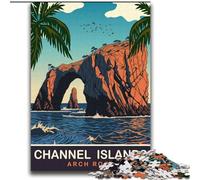 Puzzles for Adults 2000 Pieces Arch Rock on The Water, for Ages 14 And over Each Piece Is Unique - Fun And Challenging Game for The Whole Family Good Gift 70x100cm