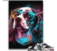 Puzzles for Adults 2000 Pieces Art Colourful Dogs Decompressing Intellectual Educational Toy Great Gifts And Toys 70x100cm