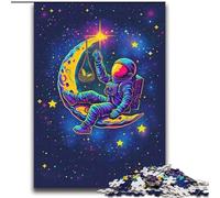 Puzzles for Adults 2000 Pieces Astronauts on The Moon for Ages 14 And over Fun Games Fun Activities at Home, Birthday Gifts, Travel Gifts 70x100cm