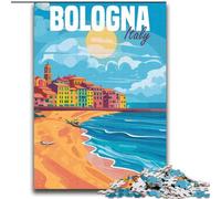 Puzzles for Adults 2000 Pieces Bologna Italy, Toys Educational Games Stress Relieving Enhance Love between Couples 70x100cm