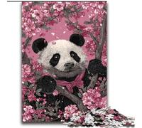 Puzzles for Adults 2000 Pieces Cherry Blossoms Panda Challenging To Complete But Fun And Humorous Unique Birthday And Gifts 70x100cm