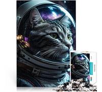 puzzles for adults 2000 pieces “Cosmic Space Cat” Made of cardboard，for age 14+ Tough challenge gifts for friends and family。size：70x100cm/27.5x39.3inch