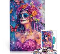 puzzles for adults 2000 pieces Day of the Dead Women Made of cardboard Suitable for people aged 14 and above Vacation at home: killing time Challenging Game Gifts。size：70x100cm/27.5x39.3inch