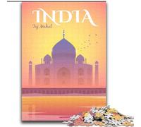 Puzzles for Adults 2000 Pieces India, Challenging Difficult with Fully Interlocking Randomly Shaped Pieces 70x100cm