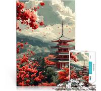 puzzles for adults 2000 pieces japan landscape Made of cardboard Suitable for people aged 14 and above Family Fun It is ideal as a gift for the whole family。size:70x100cm/27.5x39.3inch