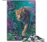 Puzzles for Adults 2000 Pieces Jungle Leopard Educational Games Home Decoration Educational Game for Birthday, Chrismas 70x100cm