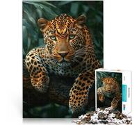 puzzles for adults 2000 pieces Jungle Leopard Made of cardboard Suitable for people aged 14 and above Assembling the model Gift Toys 。size:70x100cm/27.5x39.3inch