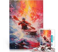 puzzles for adults 2000 pieces Kayak Abstract Painting Lernspiele Heimdekoration Geschenke für Freunde und Familie70x100cm