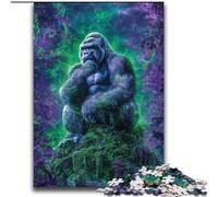 Puzzles for Adults 2000 Pieces Psychedelic Chimpanzee for Age 14+ Educational Games For Adults And Teenagers Artwork Gift 70x100cm