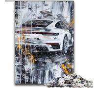 Puzzles for Adults 2000 Pieces Sports Car Graffiti Educational Games Home Decoration Educational Game for Birthday, Chrismas 70x100cm