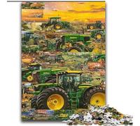 Puzzles for Adults 2000 Pieces Tractor Collage Educational Games Educational Game for Birthday, Chrismas for And Age 14 70x100cm
