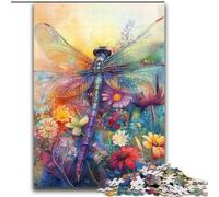Puzzles for Adults 2000 Pieces Watercolor Dragonfly,Help The Brain Exercise Addictive Toys to Cultivate Patience Perfect Decoration 70X100cm