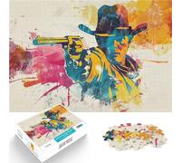 puzzles for adults 2000 pieces Wild West Comedy Classic Staycation: Zeit totschlagen Geburtstagsgeschenk, Geschenke, Wandkunst70x100cm