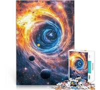 Puzzles for Adults 2000 Puzzles “Cosmic Vortex” Made of cardboard，for and 14 years and over Hand Speed Race Birthday and unique gifts。size：70x100cm/27.5x39.3inch